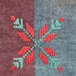 Edith Handcrafted Crossbody: Burgundy & Blue - Red & Green Embroidery