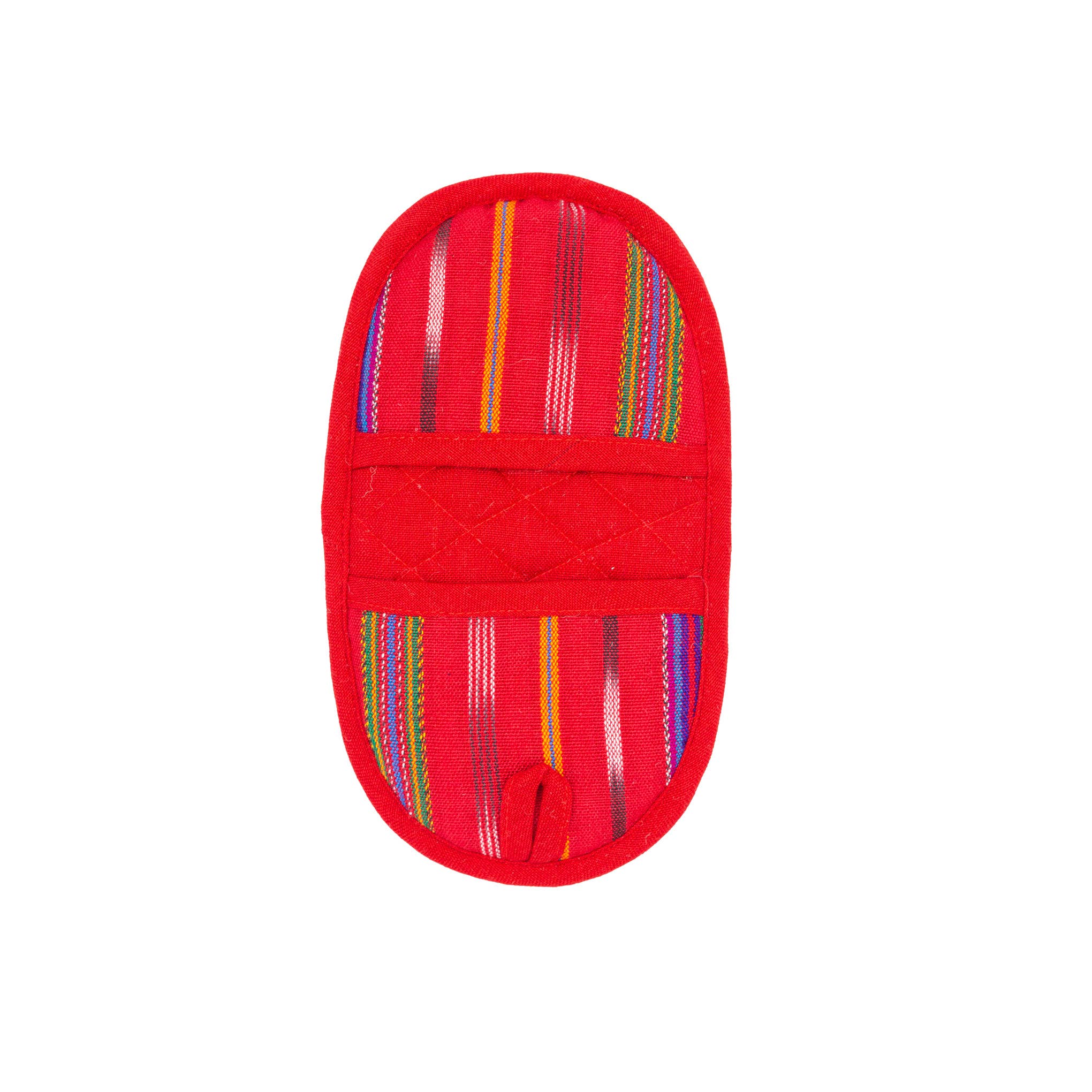 Double-Ended Oval Pot Holder: Ochre