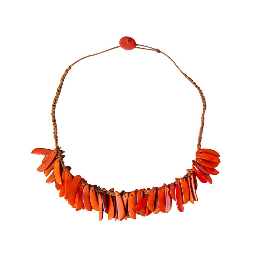 Kendra Necklace: Poppy Coral