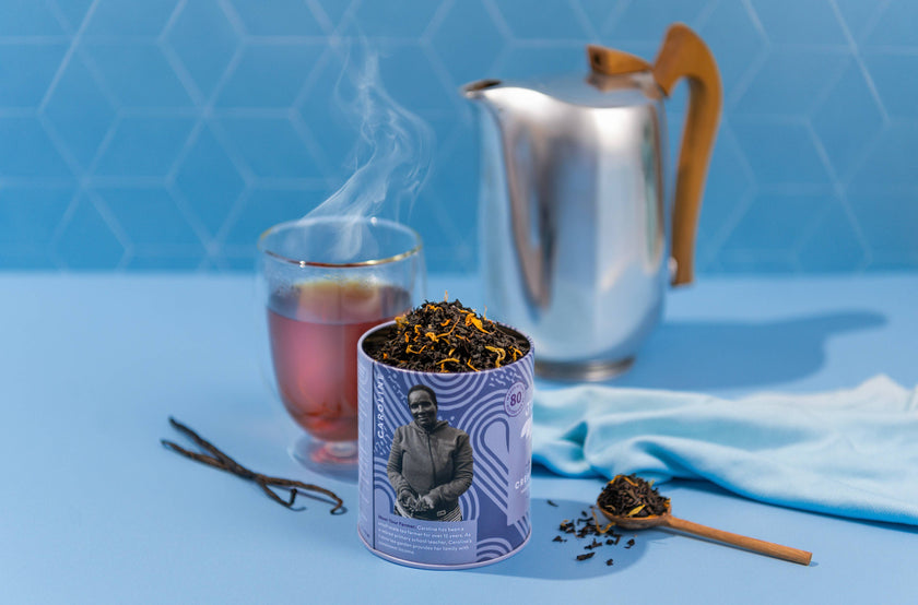 Cream Earl Grey Tin & Spoon