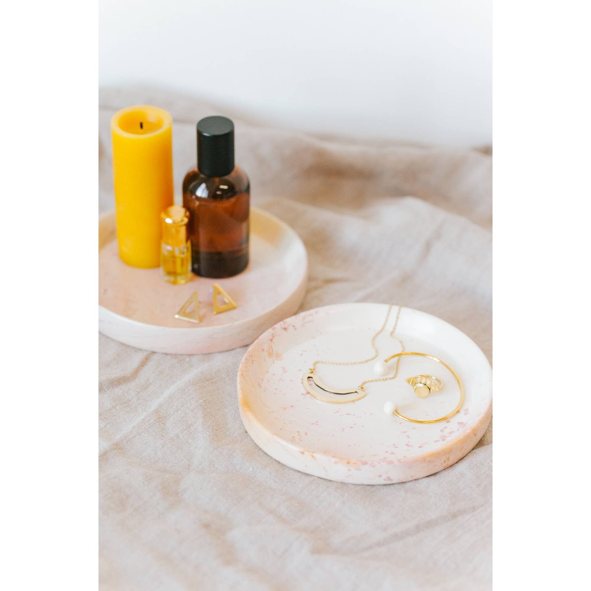 Soapstone Jewelry Tray: Sunset