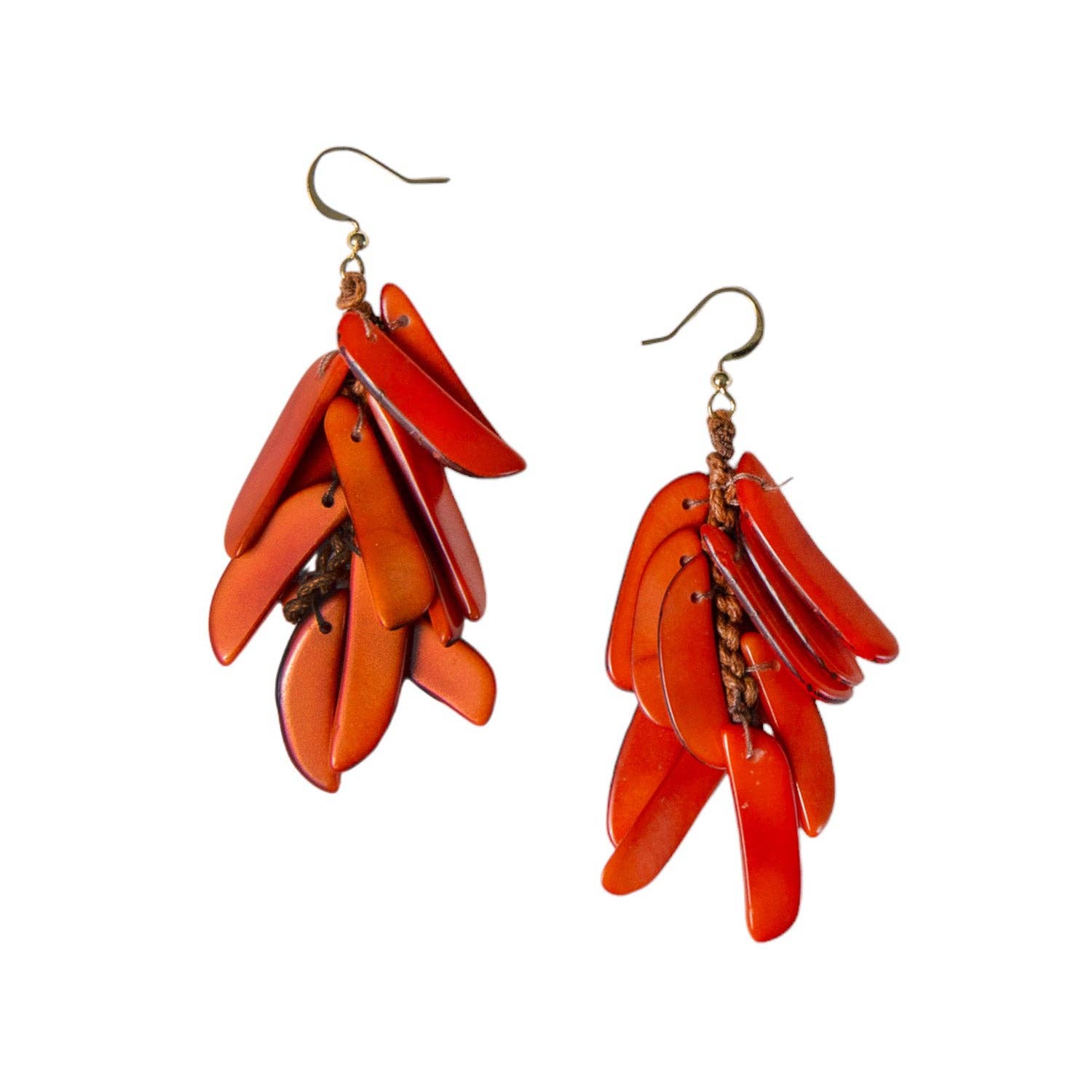 Kendra Earrings: Poppy Coral