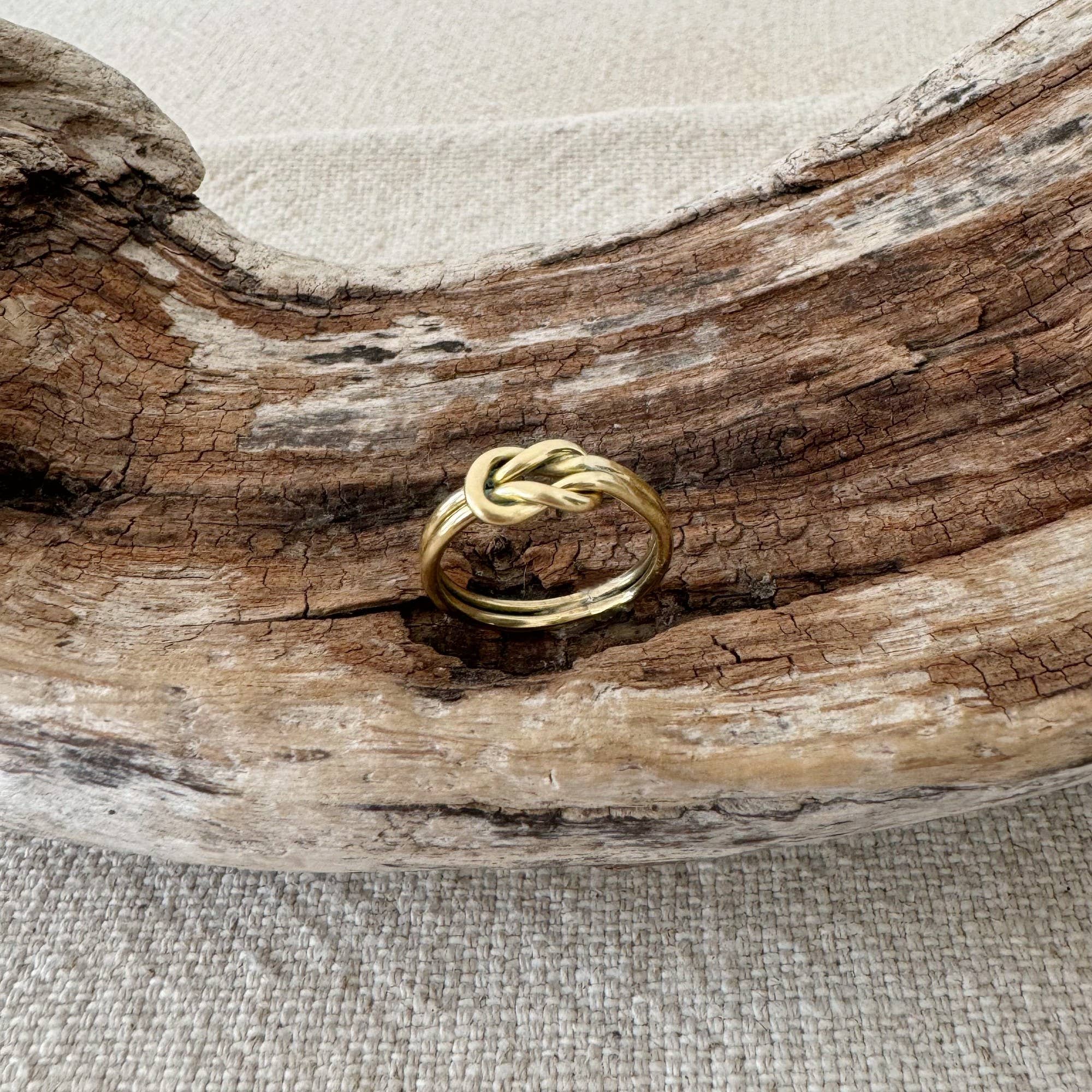 Delicate Style Beautiful Knot Band Ring
