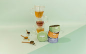 Assorted Trio Tin & Spoon - Organic Black, Green, Herbal Tea