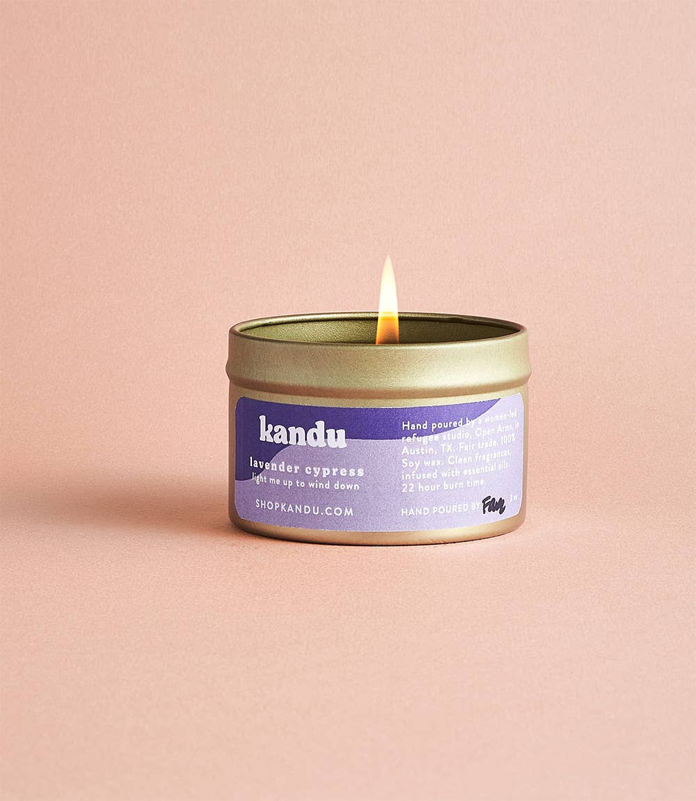 Lavender Cypress 3oz Hand-Poured Soy Wax Candle