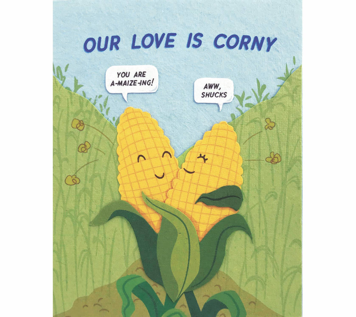 Corny Love Greeting Card