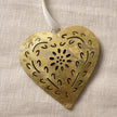 Rasika Gold Iron Heart Ornament