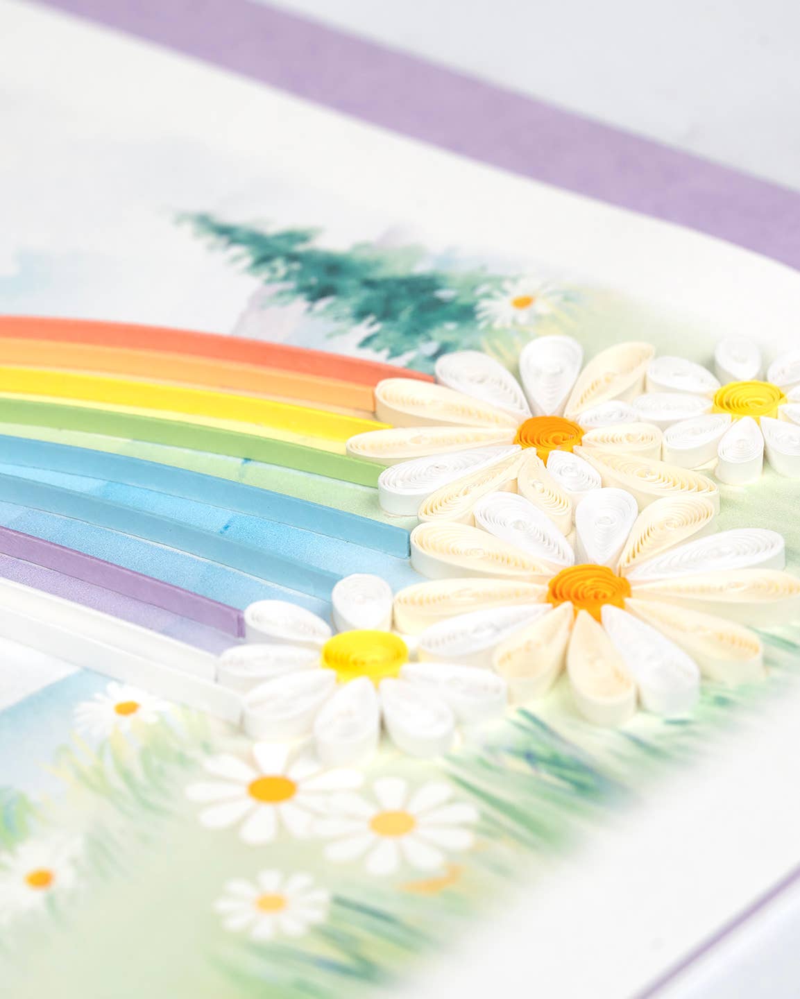 Quilled Rainbow Greeting Card