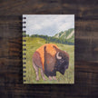 Large Notebook: American Bison Embellished Print