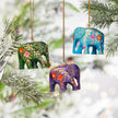 Kashmiri Elephant Christmas Ornament