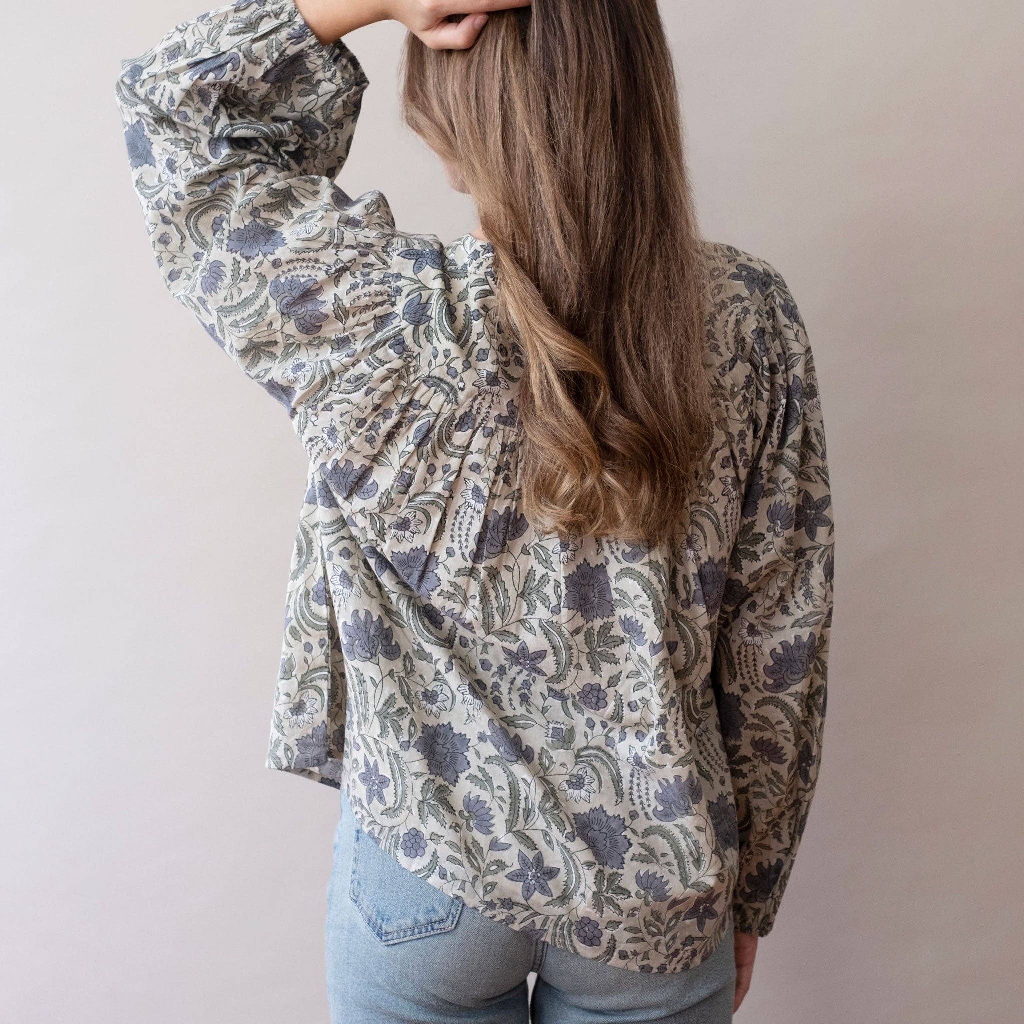 Isobel Top- Posie Light Moss
