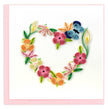 Floral Heart Greeting Card