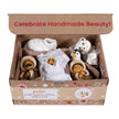 Ceramic Nativity Polar Set of 8 : North Pole Christmas