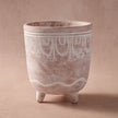 Jibana Etched Terracotta Planter - 7.5
