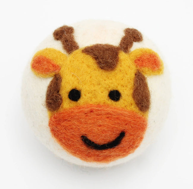 Eco Wool Dryer Balls: Giraffe