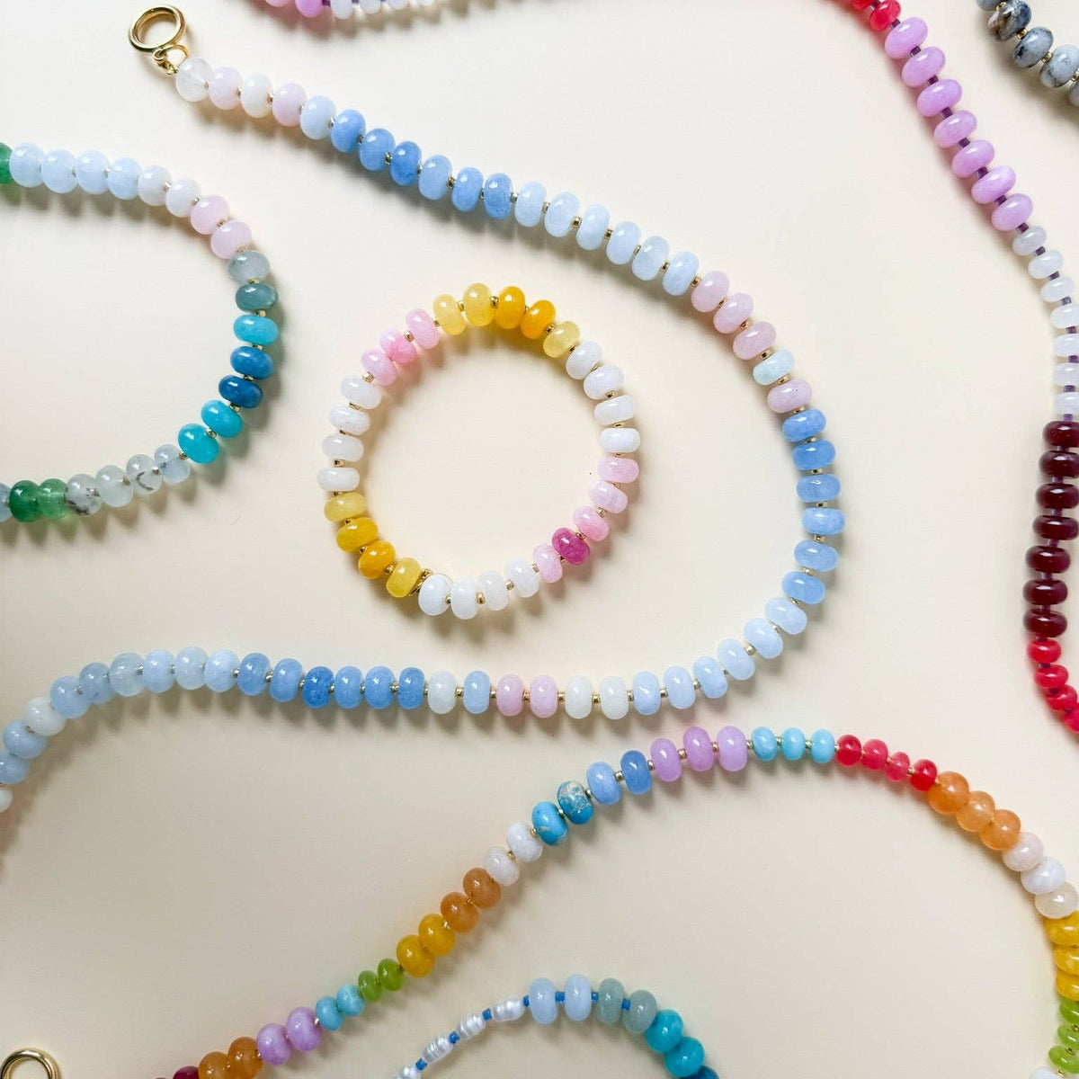 Color Pop Bold Gemstone Beaded Necklace