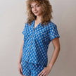 Short Sleeve/ Shorts Pajama Set- Pai Royal