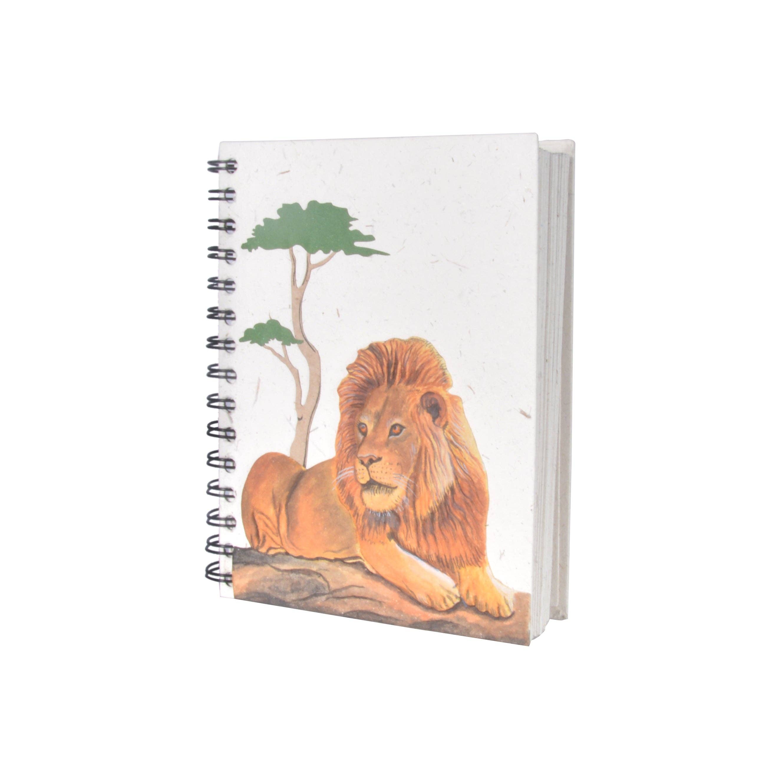 Large Notebook: Lion