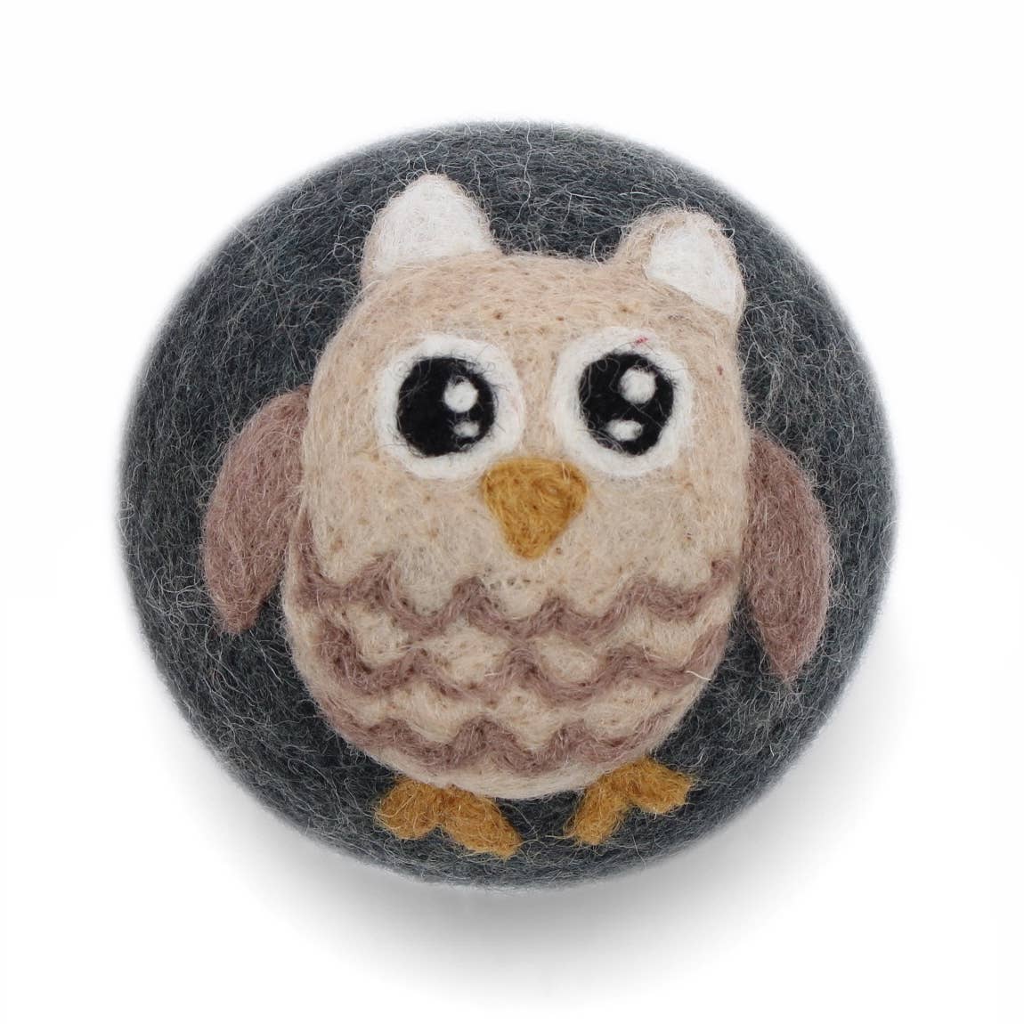 Eco Wool Dryer Balls: Brown Owl