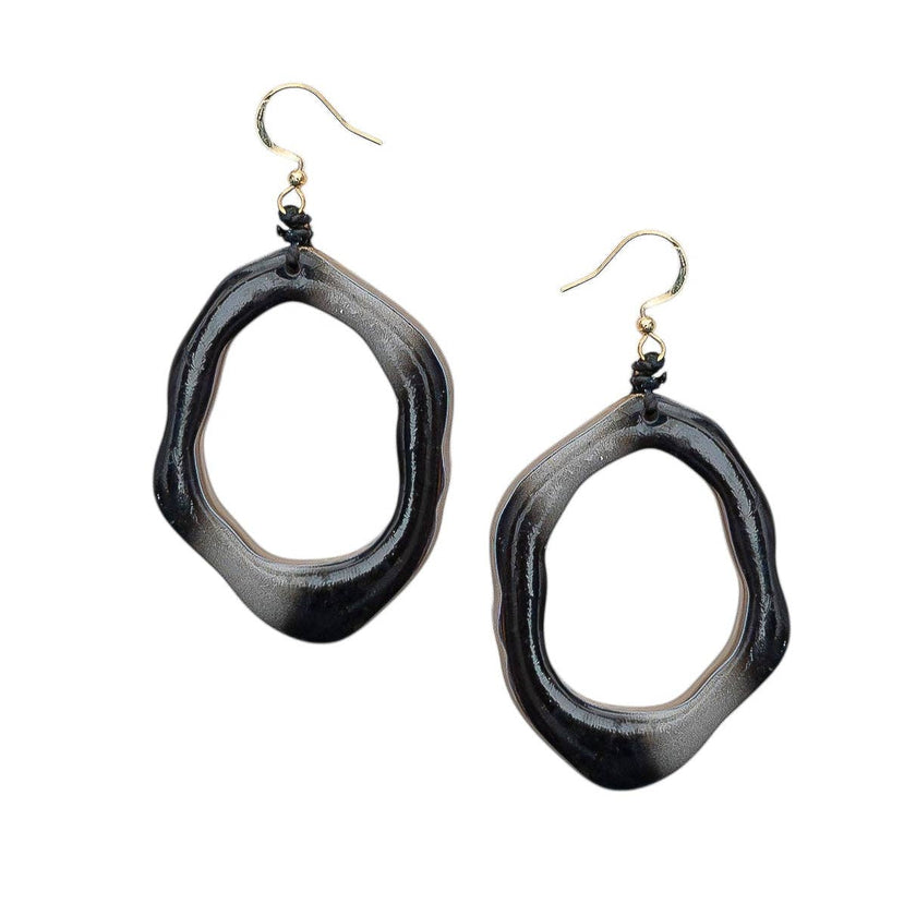 Kira Earrings: Forest Green Combo