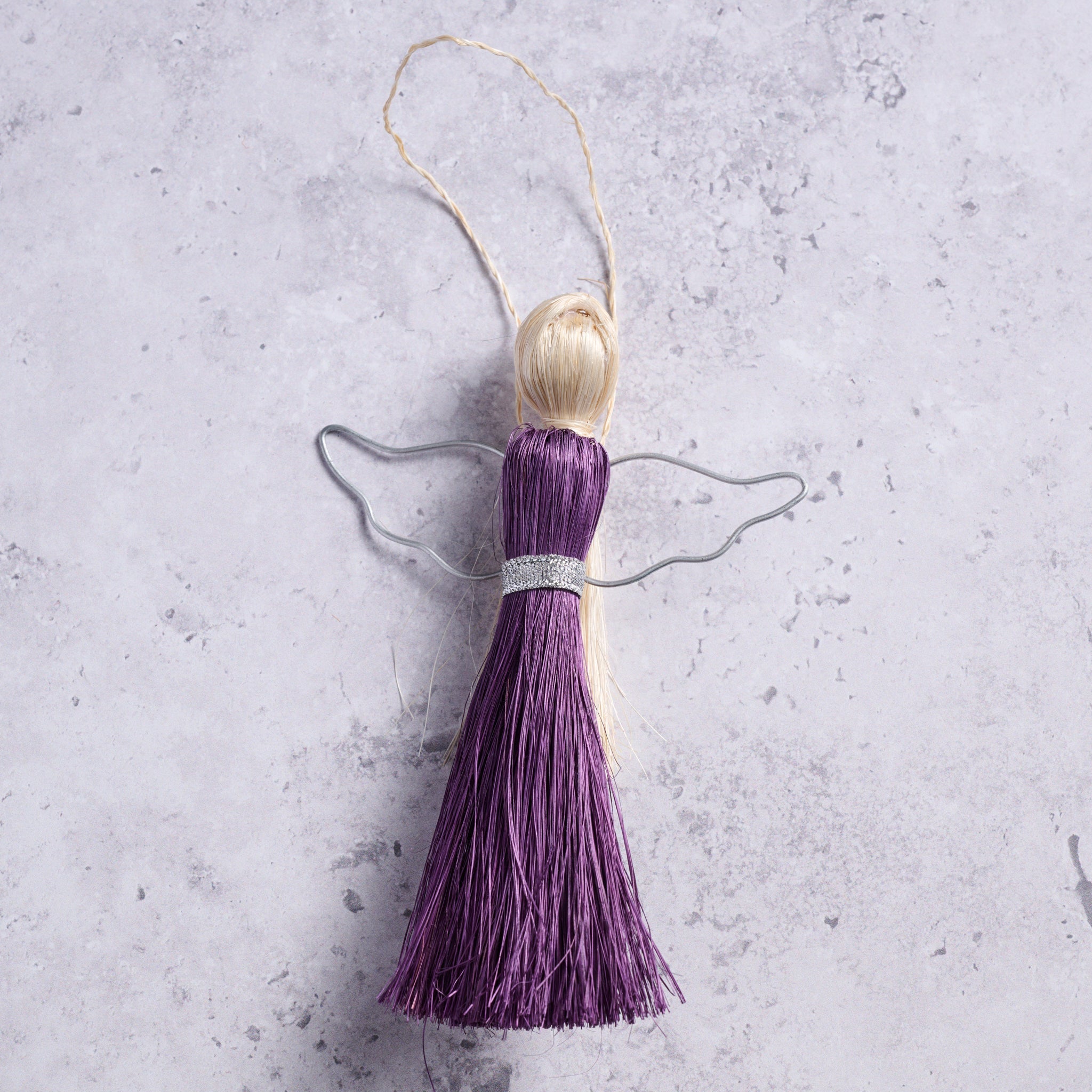 Purple Angel Ornament