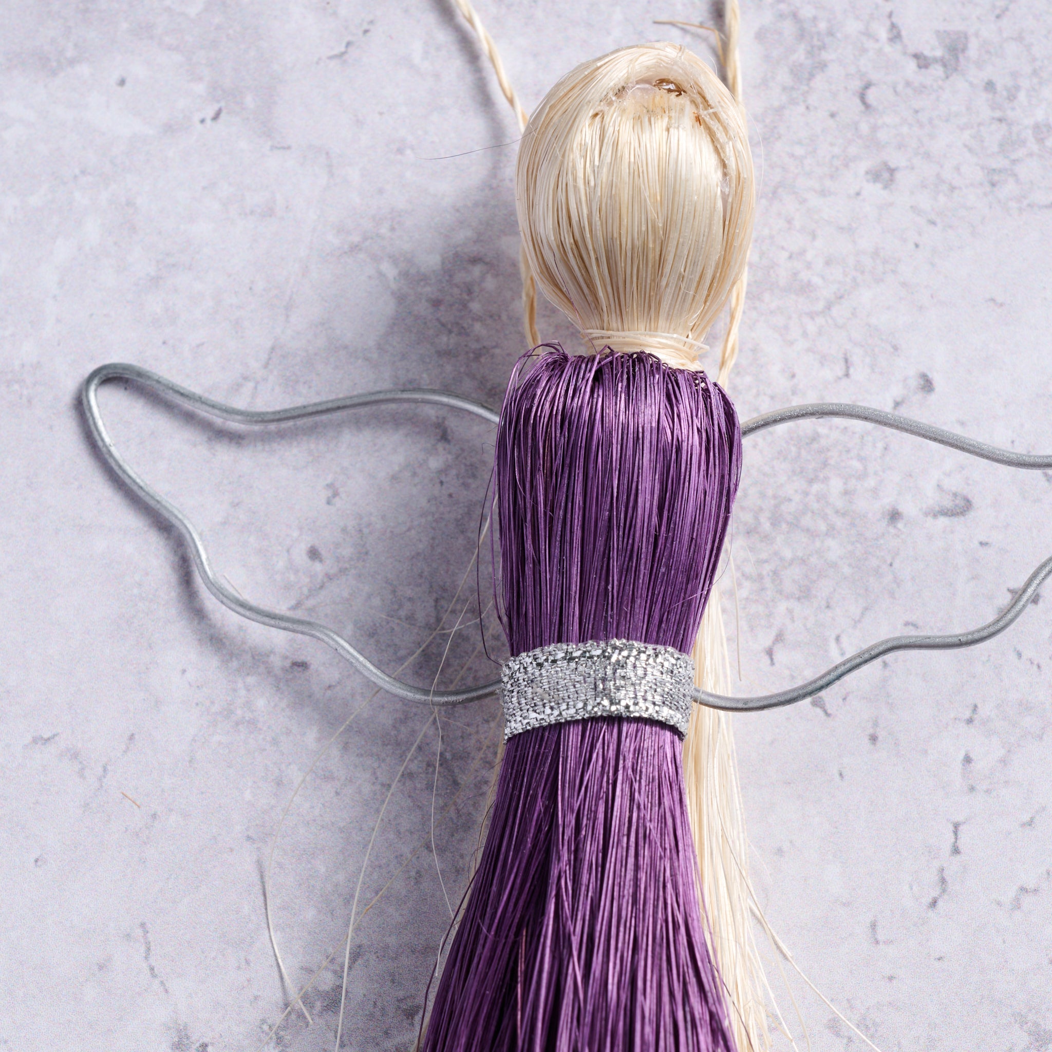 Purple Angel Ornament