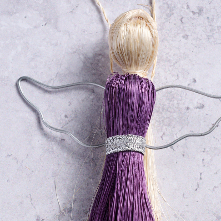 Purple Angel Ornament