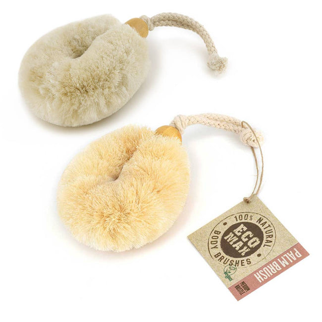 Palm Body Wash Brush -  Natural Sisal