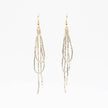 Loop de Loop Earrings: Silver Delica