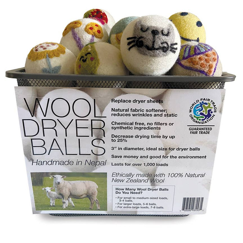 Eco Wool Dryer Balls : Avocado