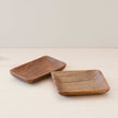 Acacia Wood Square Dish - Snack Tray