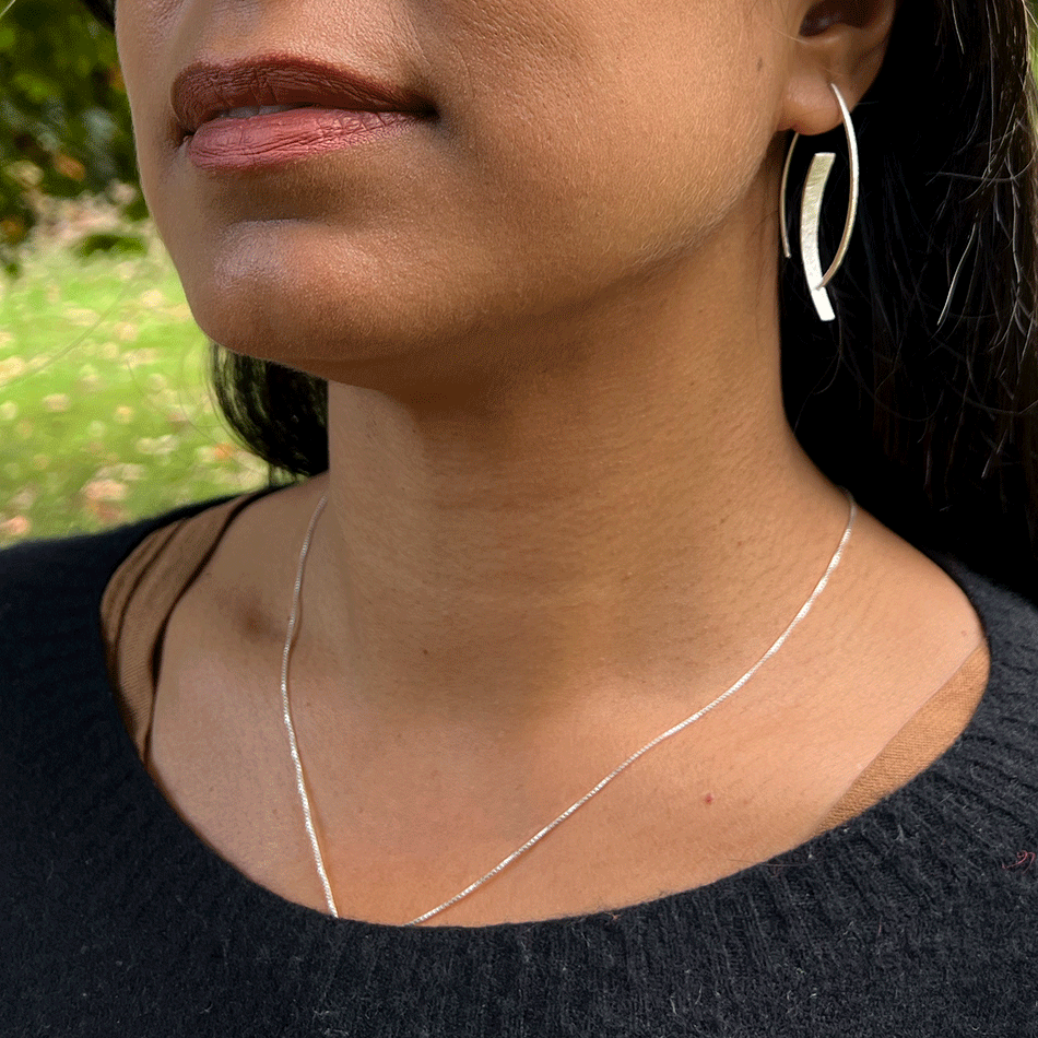 Touch Of Sparkle Earrings - Sterling Silver