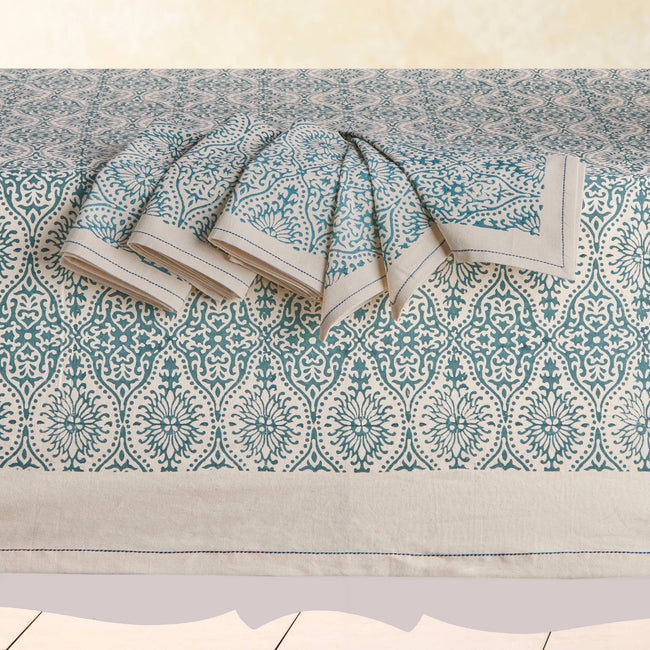 MOTIFS FOG Cotton Tablecloth: 60