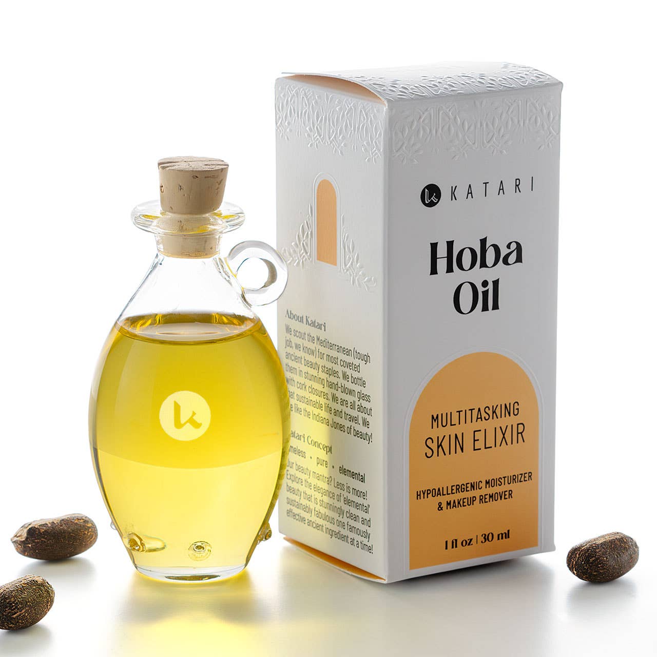 Hoba/Pure Jojoba Oil Cleanser and Moisturizer 1 oz.