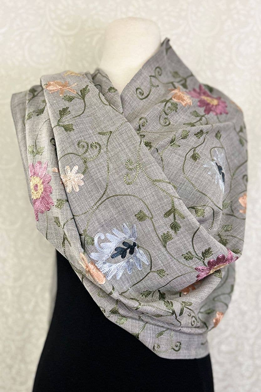 Rajika Embroidered Shawl