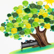 Summer Tree Greeting Card