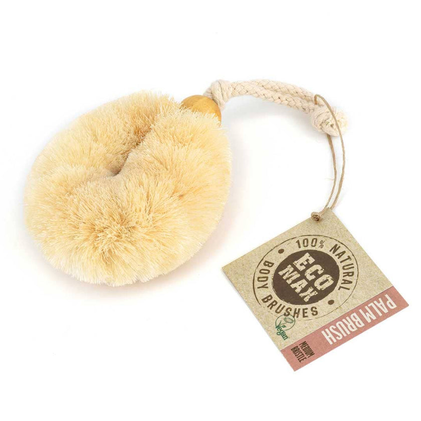 Palm Body Wash Brush -  Natural Sisal