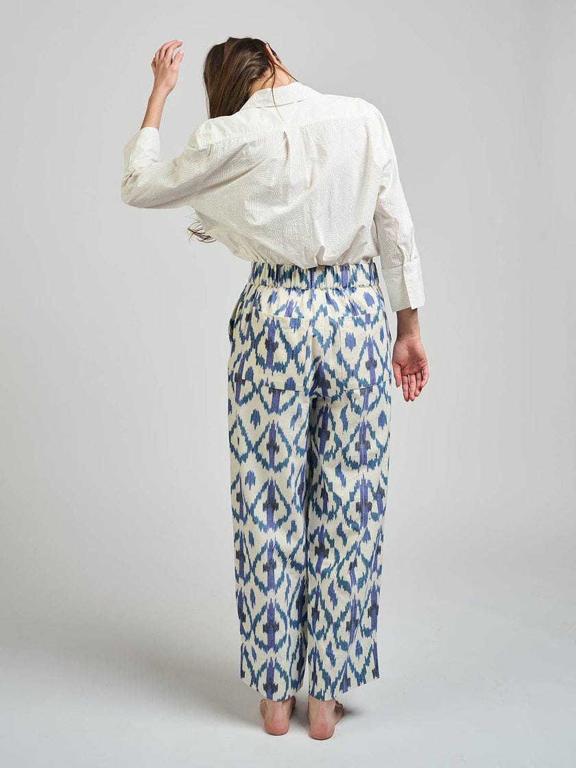 Mae Oversized Shirt White Waves: White Waves / XS