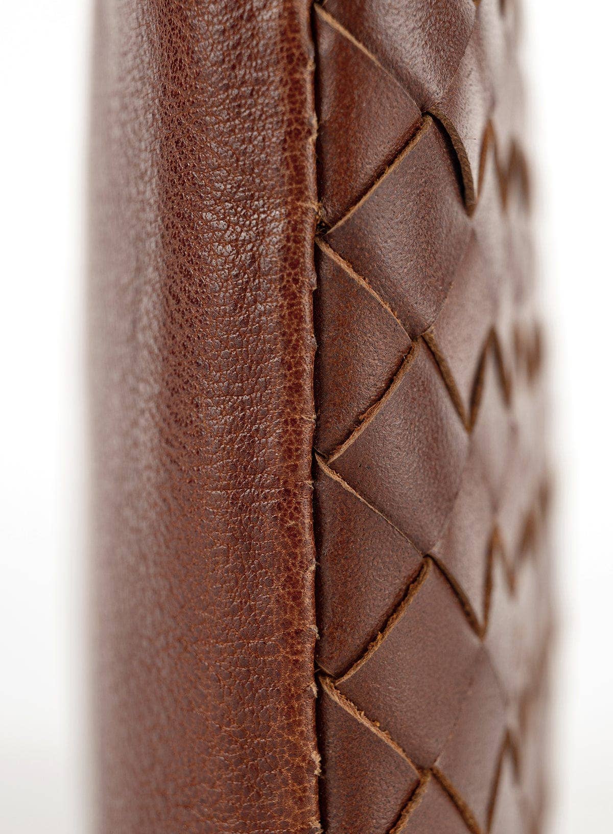 Woven Crossbody Clutch: Black