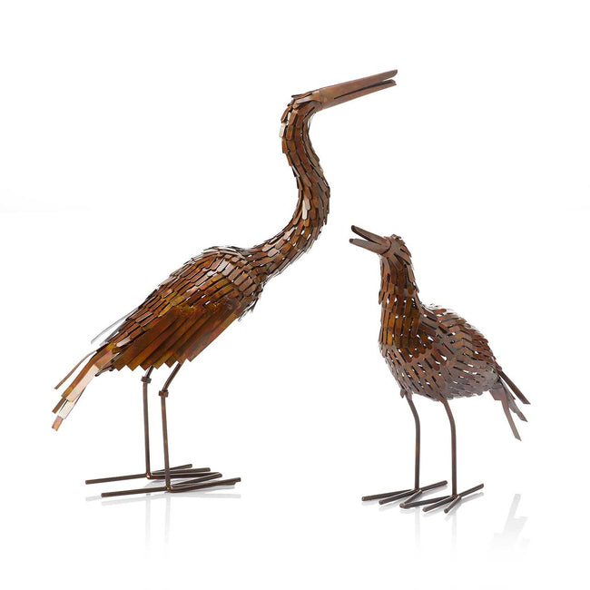 Copper Cranes - Set of 2