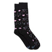 Socks that Fight Childhood Cancer: Black Stethoscopes