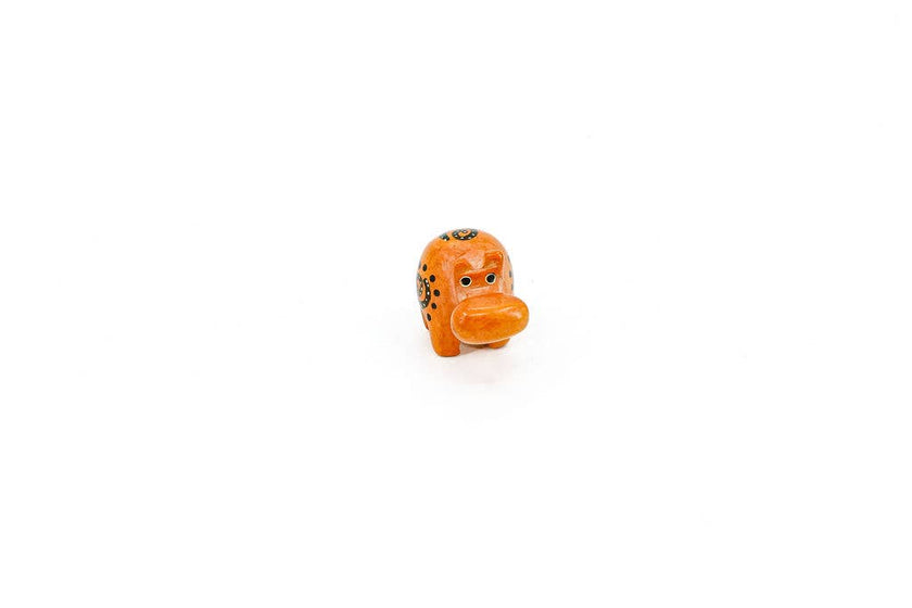 Soapstone Mini Hippo Figurine: Assorted Colors