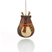 Little Antler Reindeer Gourd Christmas Ornament