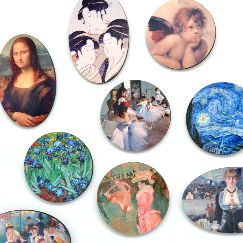 Famous Paintings Art Pins