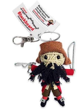 Blackbeard String Doll Keychain