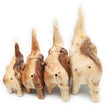 Wooden Trumpeting Elephant