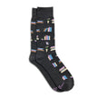 Socks that Give Books: Gray Bookshelves