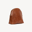 Pebbled Leather Halfmoon Crossbody - Vintage