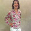 Pali Top- Capri Pink in Lightweight Cotton