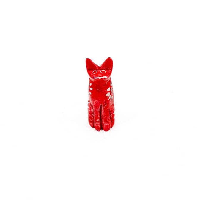 Mini Cat Soapstone Figurine